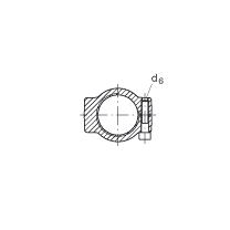 液壓桿端軸承 GIHRK110-DO, 根據(jù) DIN ISO 12 240-4 標(biāo)準(zhǔn)，帶右旋螺紋夾緊裝置，需維護(hù)