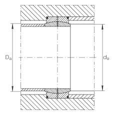 關(guān)節(jié)軸承 GE400-DO, 根據(jù) DIN ISO 12 240-1 標(biāo)準(zhǔn)，需維護